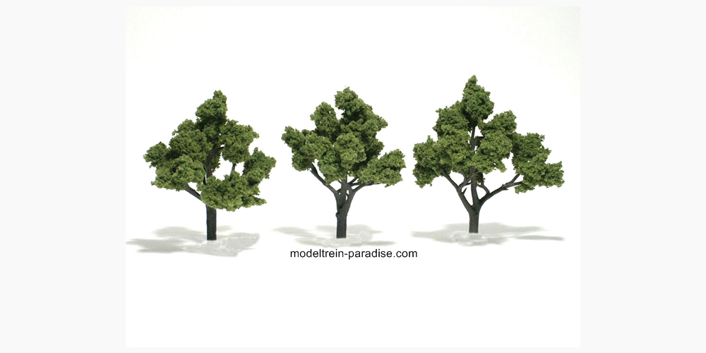 1509 ... 3 Light Green Trees van  10 tot 12,50 cm